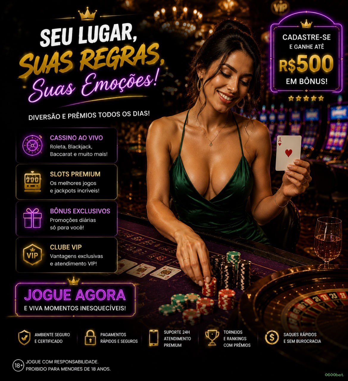 Roleta e blackjack 0600bet